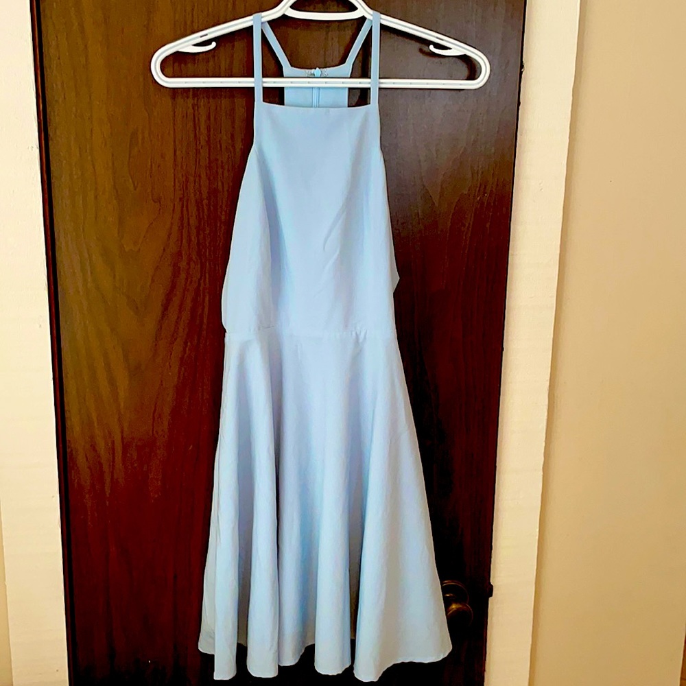 Light blue Cocktail dress.